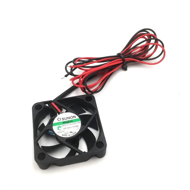 

funssor 1pc Brand New Sunon maglev original 4010 12V 0.8W Anet/Creality 3D 4010mm Ultra Quiet cool Fan for Prusa V6 AERO