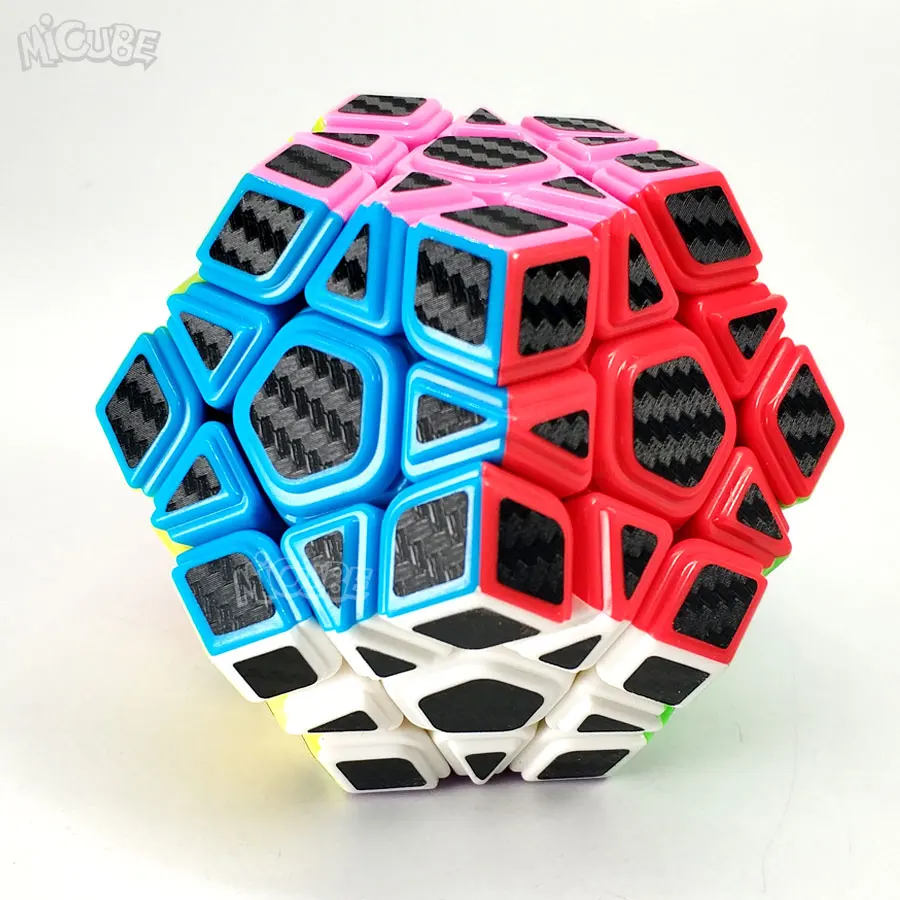 Megamix Кубик из углеродного волокна магический куб скорость 3x3x3 2x2 3x3 4x4 5x5 Пирамида SQ1 перекос головоломка Neo Cubo Magico 2x2x2 4x4x4 игрушки для детей - Цвет: Megamix