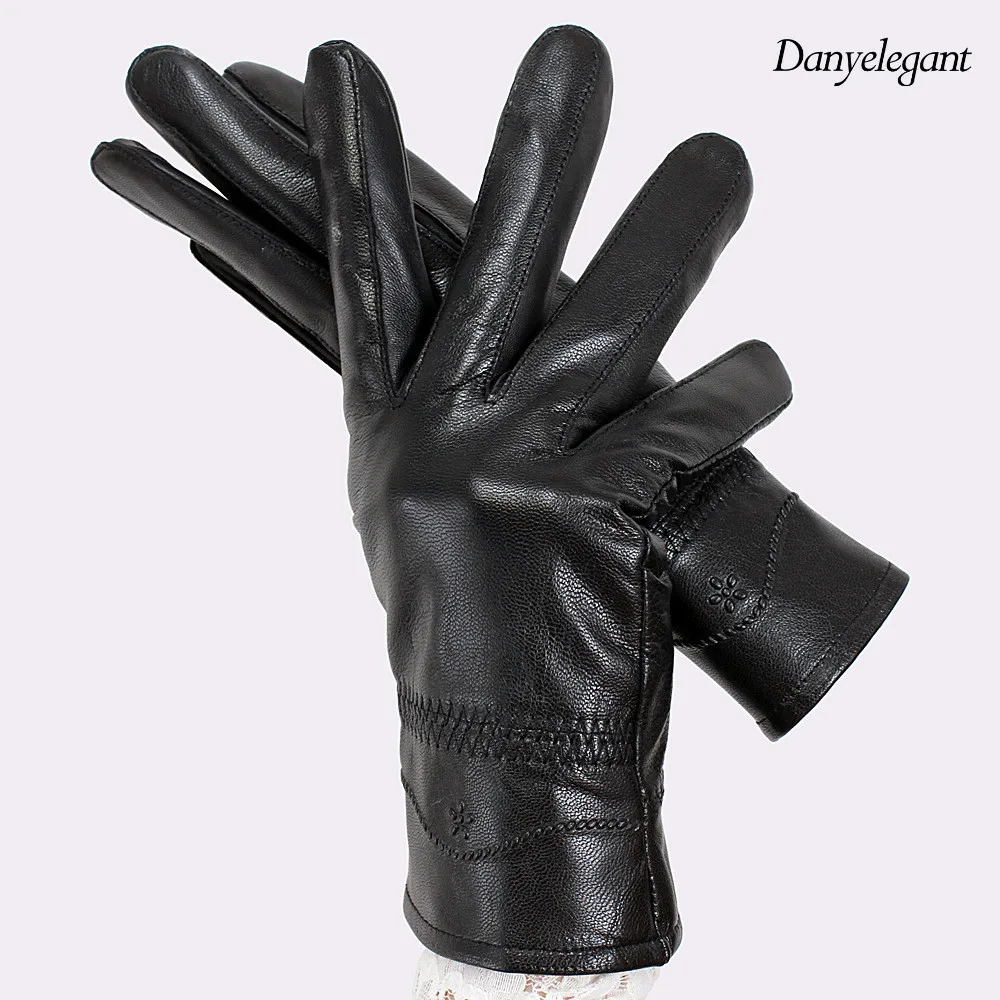 2016 New Autumn and Winter Genuine Leather Gloves Women's Sheepskin
