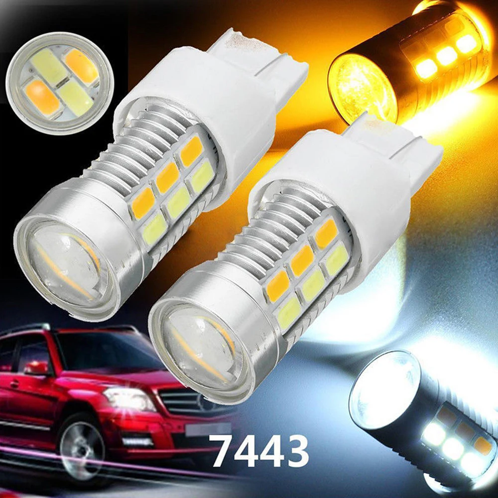 Авто 7440/7443 22 SMD Автомобиль Грузовик автомобилей указатель поворота светильник