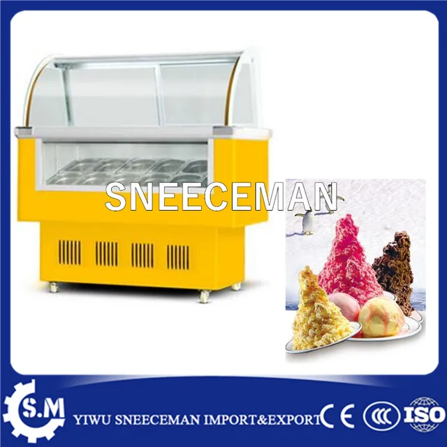 Ice Cream Display Display Cream Display Freezers Price/Ice