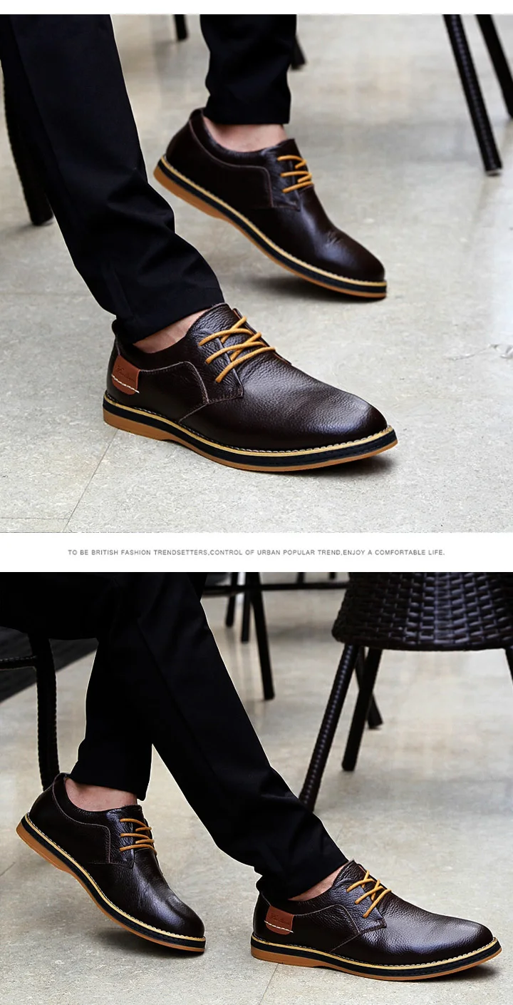 JUNJARM/ Мужские модельные туфли из натуральной кожи; модная мужская официальная обувь; качественные мужские туфли-оксфорды; мужские офисные туфли в деловом стиле