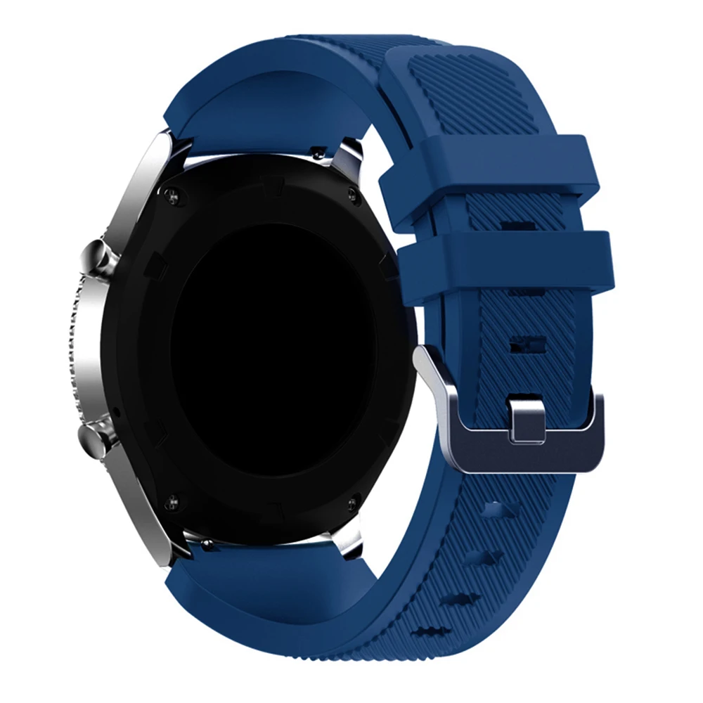 Gear S3 ремешок 22 мм мягкий силиконовый спортивный мужской женский ремешок для замены браслета для samsung gear S3 классические Galaxy часы 46 мм
