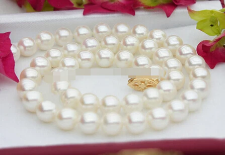 

Free shipping >>@ 1586 18" PERFECT!9-10MM AKOYA PEARL NECKLACE