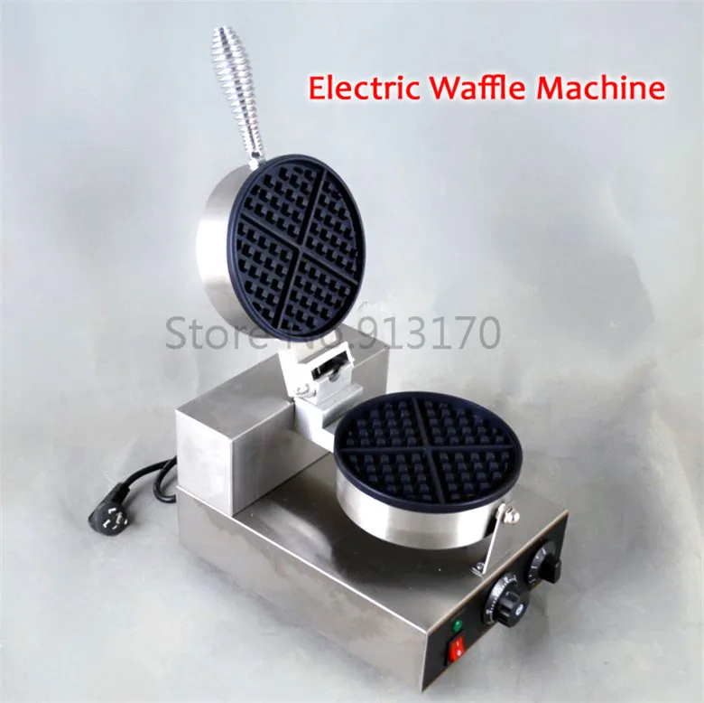 Goede Gratis Verzending Commerci euml;le Elektrische Wafel Machine Commerci euml;le Wafelijzer Keuken Apparaat non stick Wafel Pan