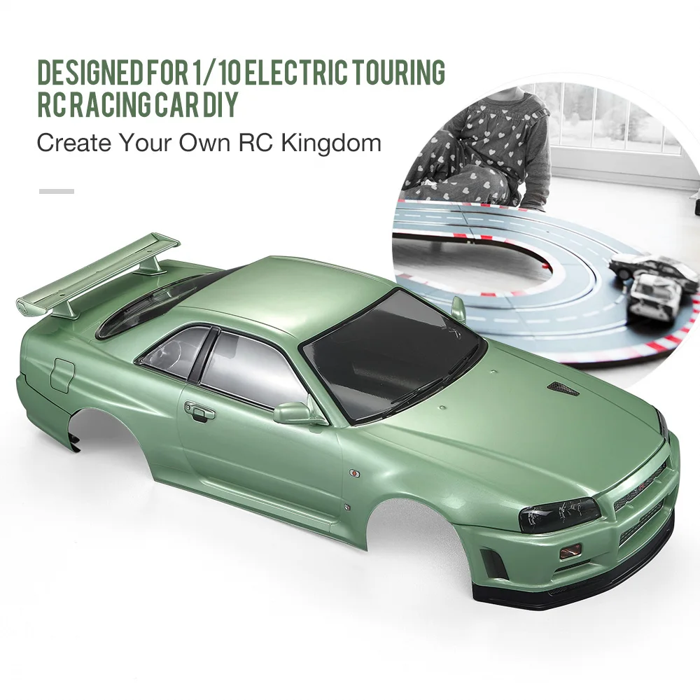 KillerBody 48644 257 мм NISSAN (R34) готовый Корпус чехол рамка для 1:10 Электрический