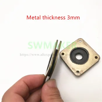 

SWMAKER 1 pcs Metal Rubber Dampers Mounts for Nema 17 Stepper Anti-Vibration Gasket