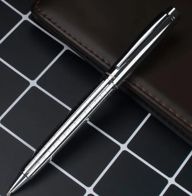 Новая Металлическая серая Фирменная шариковая ручка MONTE MOUNT, деловая ручка для письма, офиса, подарочная ручка - Цвет: 02