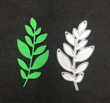 

Tree Leaves Clear Stamp Steel Embossing Craft DIY Leaf Stencil For Metal Cutting Dies Machine Scrapbooking Die Cutter
