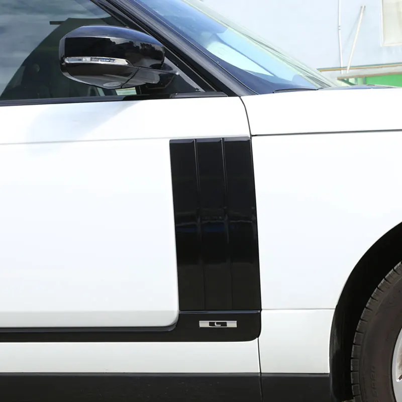 Для Land Rover Range Rover Vogue- ABS Хромированная Автомобильная Боковая дверь вентиляционные отверстия комплект отделки аксессуары набор из 2 шт