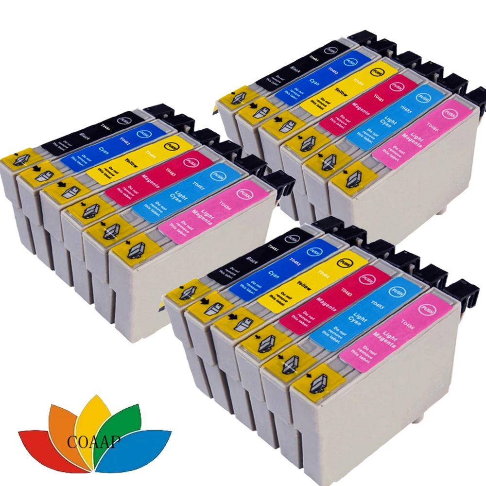 18 T0481 T0486 (T0487) Compatible Ink Cartridges for Epson Stylus Photo