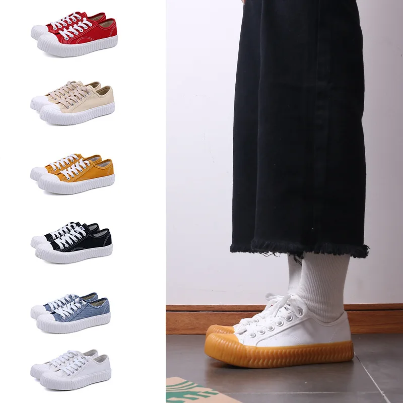 

Women Shoes Ladies Casual Fashion Brand Platform Canvas Shoes for Woman SneakersLuxury Girl Female Flat Wedges A05