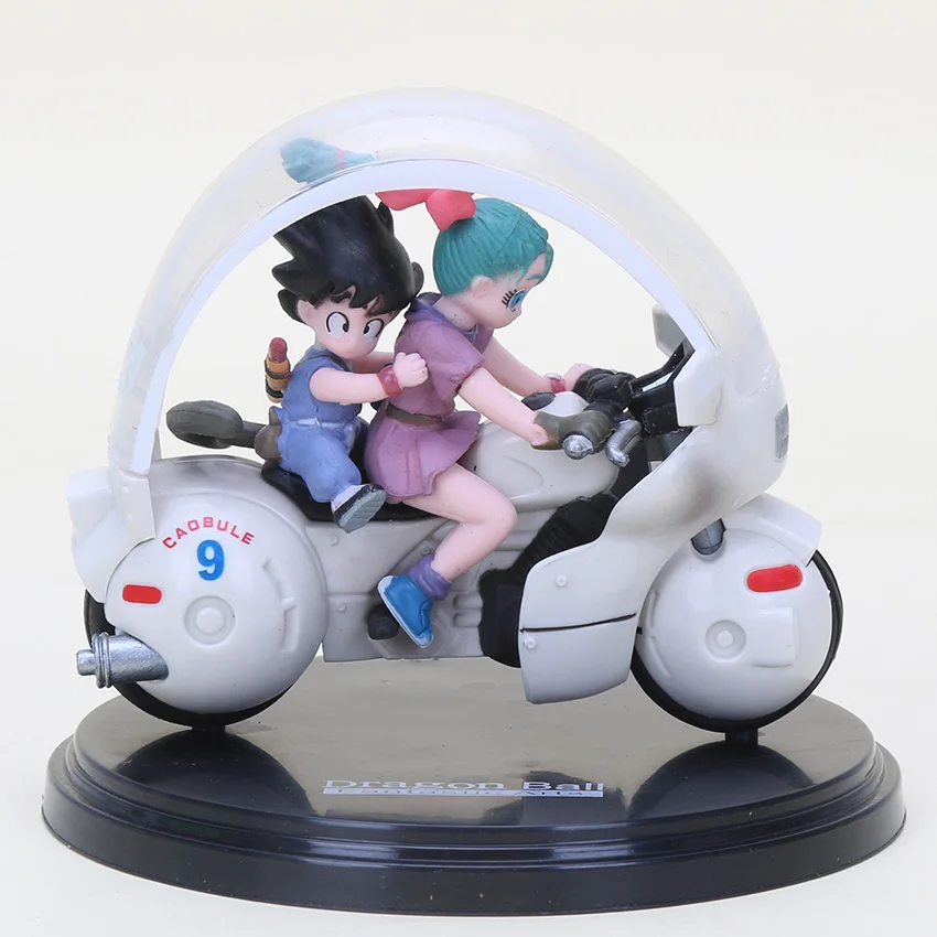 

Dragonball Figure Dragon Ball Z Child Son Goku Bulma with Motorcycle PVC Action Figure Collectible Model Toy
