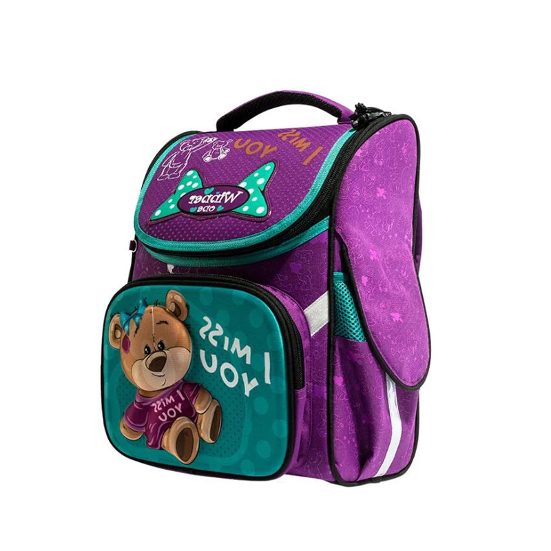 Детский рюкзак с мультяшным медведем, школьные сумки, ортопедические школьные сумки, водонепроницаемый рюкзак для учеников начальной школы, Mochila Infantil