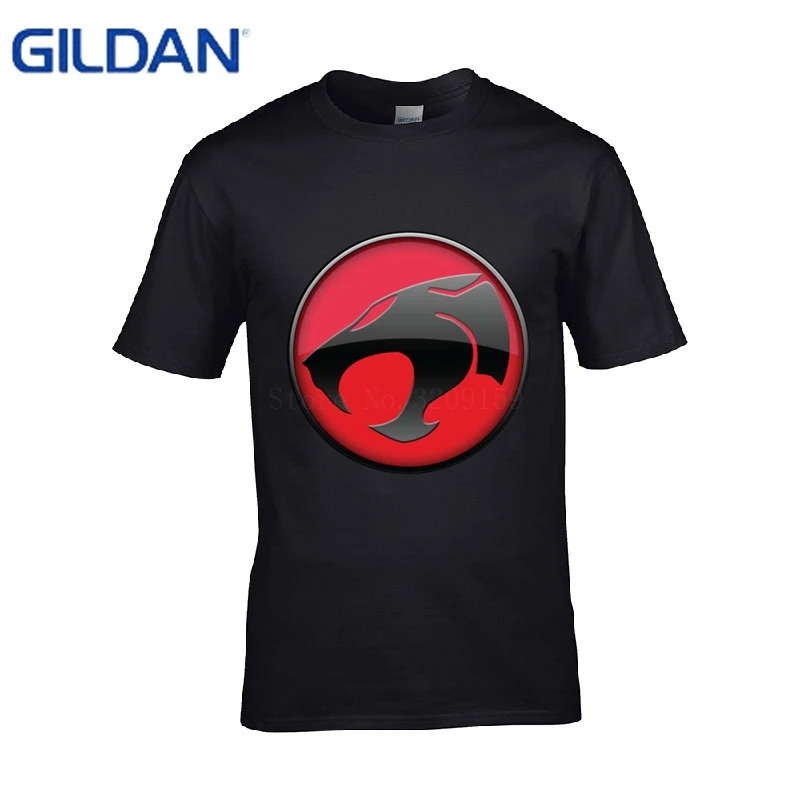 Смешные футболки 3XL Thundercats мультфильм печатных летняя футболка для мужчин модная