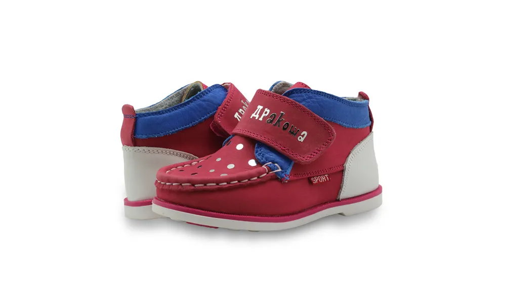 Apakowa/Новая ботинки для девочек до 3 лет осенне-зимняя детская обувь из натуральной кожи, Короткие Плюшевые Нескользящие Детские сапоги Martin для девочек