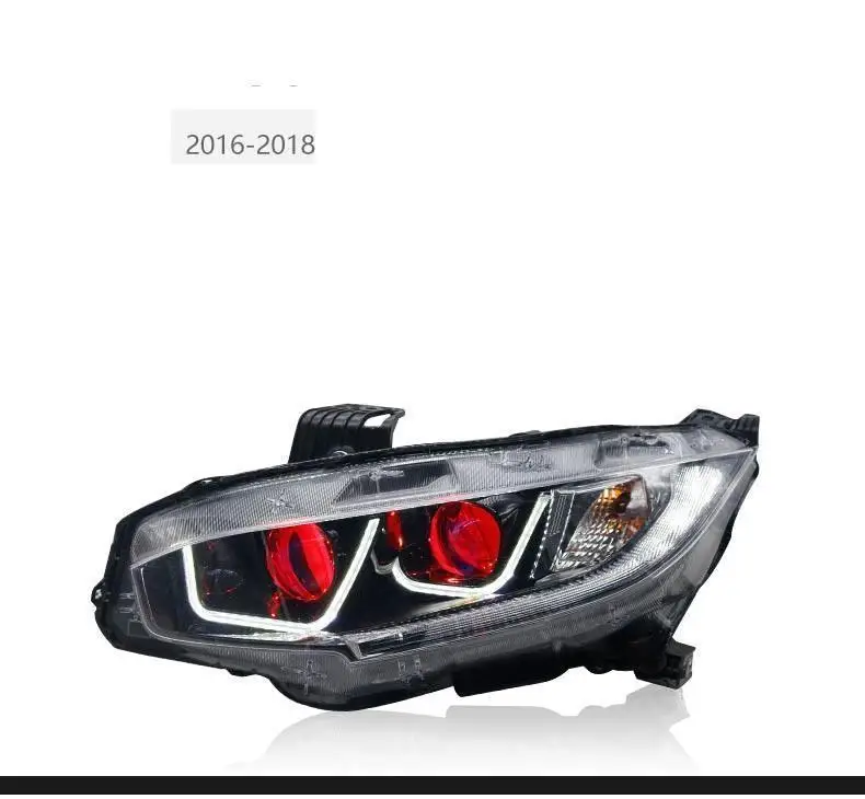 Cob Neblineros Exterior Running Automobiles Luces Para Auto Led Drl Headlights Rear Car Lights Assembly FOR Honda Civic