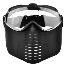 Полнолицевая противопротивотуманная защитная маска для пейнтбола тактика PC маска объектива