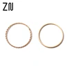 ZN – ensemble de bagues à queue Fine pour femme, 2 pièces de géométrie torsadée, style coréen ► Photo 1/6