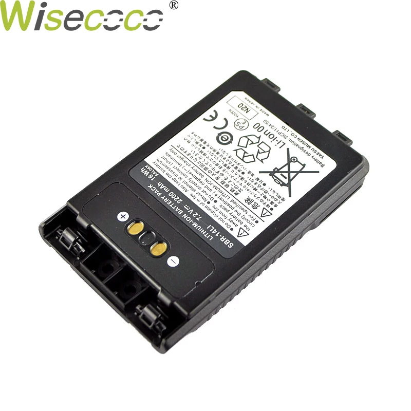 WISECOCO 2200 мАч SBR-14LI Батарея для Yaesu VX-8R VX-8DR VX-8GR FT-1DR FT1XD FT-2DR радио FNB-102LI FNB-101Li высокого качества