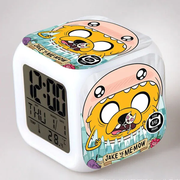 Orologi a LED orologio Adventure Time con sveglia digitale luminosa Finn e  Jake 7 colori Flash reloj (tador infantil|reloj despertador|reloj  despertador infantilalarm clock - AliExpress