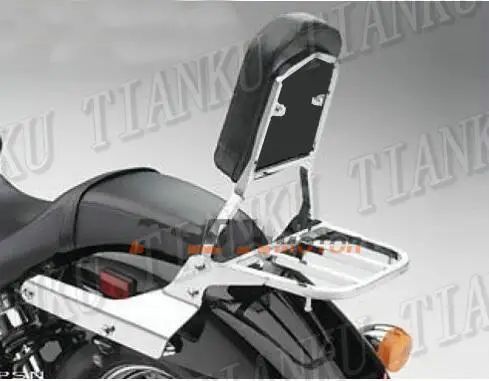 Черный мотоцикл спинки Сисси Бар багажная стойка для HONDA Shadow VT 750 Phantom спортивная версия 2006-2013