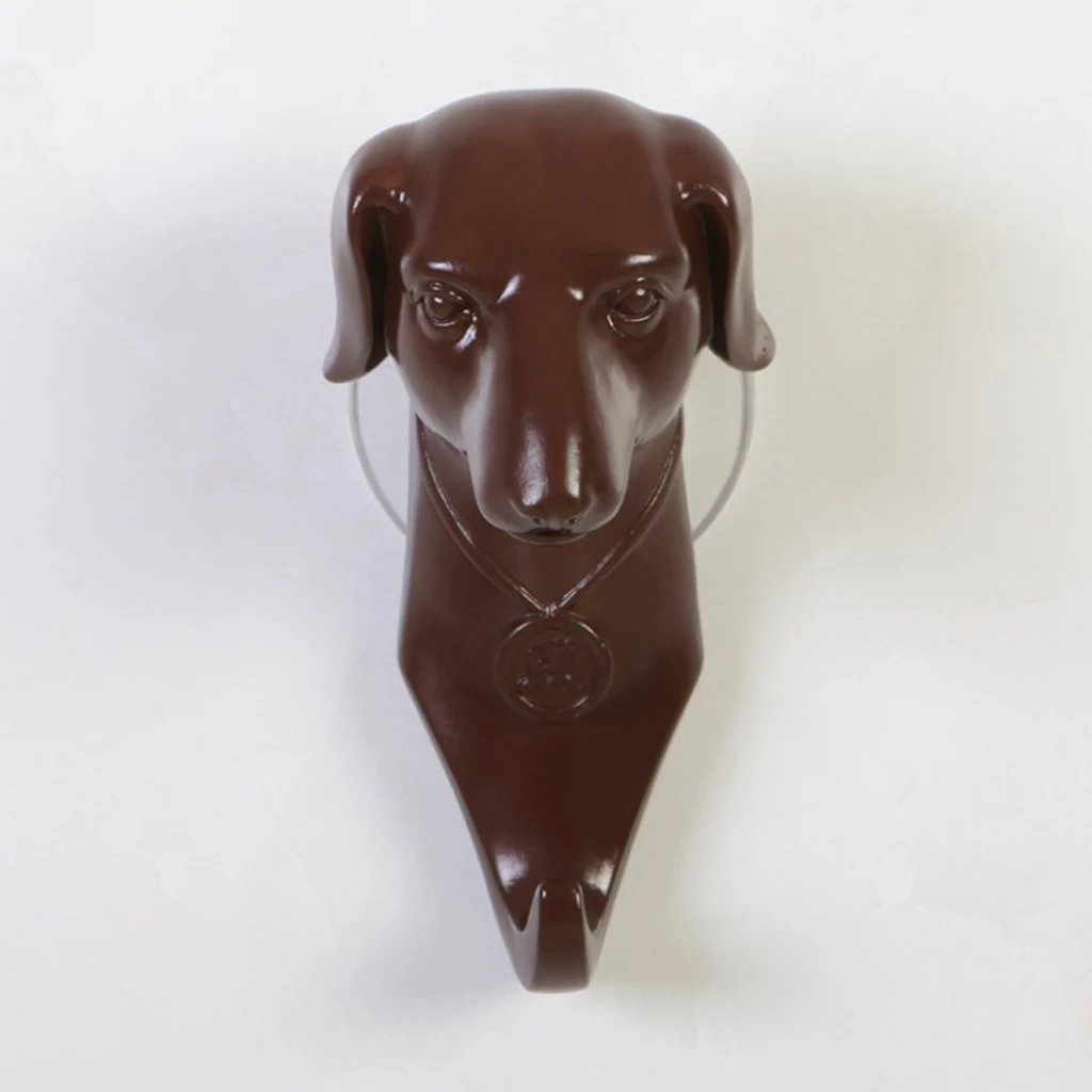 Creative 3D PVC Animal Head Wall Hook Kids Room Hanger Coat Hat Hook Ornament Figurines