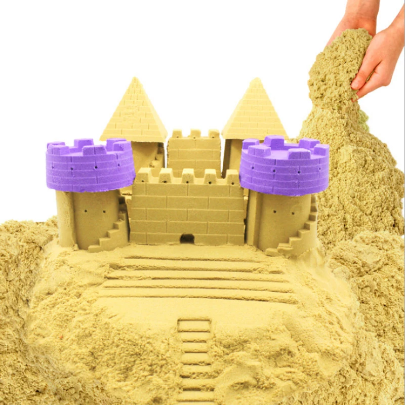 

Modeling Clay Slime Dynamic Sand Toy Clay Educational Colored Soft Magic Sand Space Indoor Arena Play Sand Kids Toys for Childre