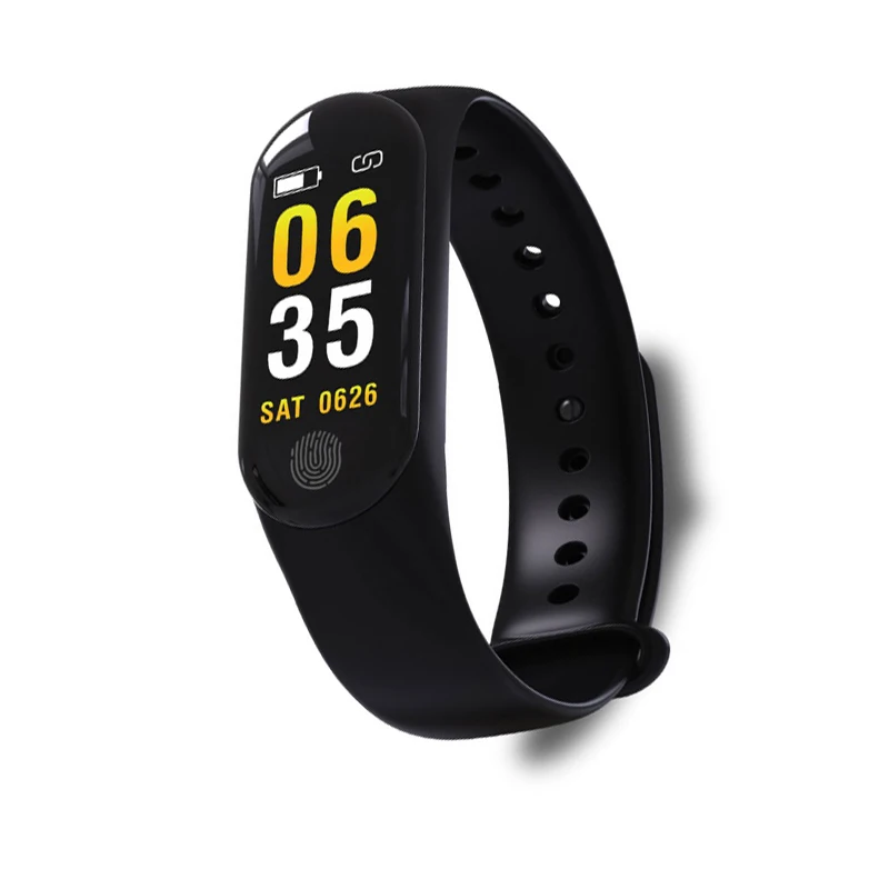 

Smart Bracelet M30PLUS Fitness Tracker Color Screen Heart Rate Blood Pressure Information Push Smart Reminder Remote Photography