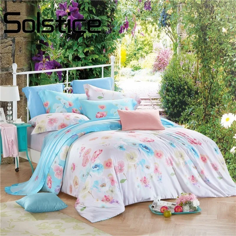 

Solstice Home Textile 2018 Simple Fashion Printing Soft Printed Bedding Sets Duvet Cover Sets Pillow Cases 30