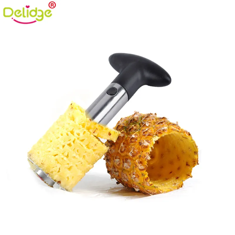 

Delidge 1 pcs Pineapple Peeler Stainless Steel Pineapple Corer Slicers Fruit Tools Pineapple Corer Cutter Easy Tool