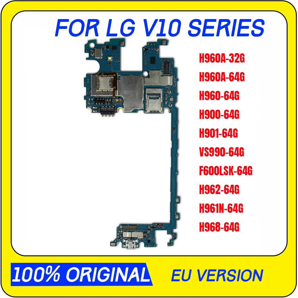 Разборка материнской платы для LG V10 H960A H960 H962 H961N H900 H901 VS990 F600LSKG H968 с полным