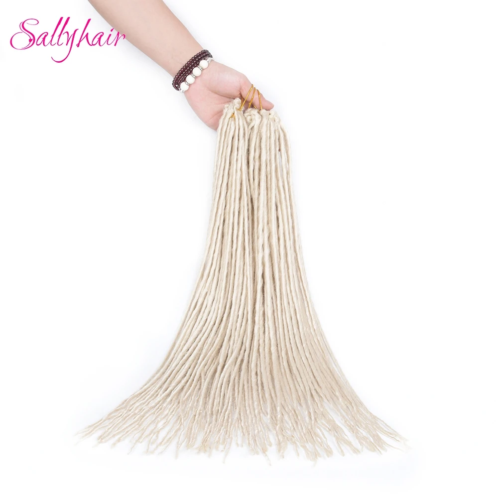 1 pack 24strands dreadlocks Crochet Braids Synthetic Hair Extensions Braiding Hair (5)
