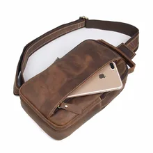 J.M.D New Arrivals Men's Bag Excellent Crazy Horse Leather Chest Bag Vintage Cross Body Bag Fashion Shoulder Bag 4009B J.M.D New Arrivals Men's Bag Excellent Crazy Horse Leather Chest Bag Vintage Cross Body Bag Fashion Shoulder Bag 4009B