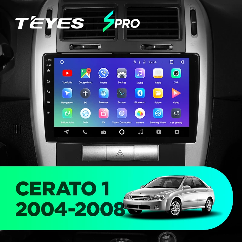 TEYES SPRO Штатное Головное устройство For KIA Cerato 1 2004-2008 GPS Android 8.1 aвтомагнитола магнитола автомагнитолы Андроид для Киа Серат