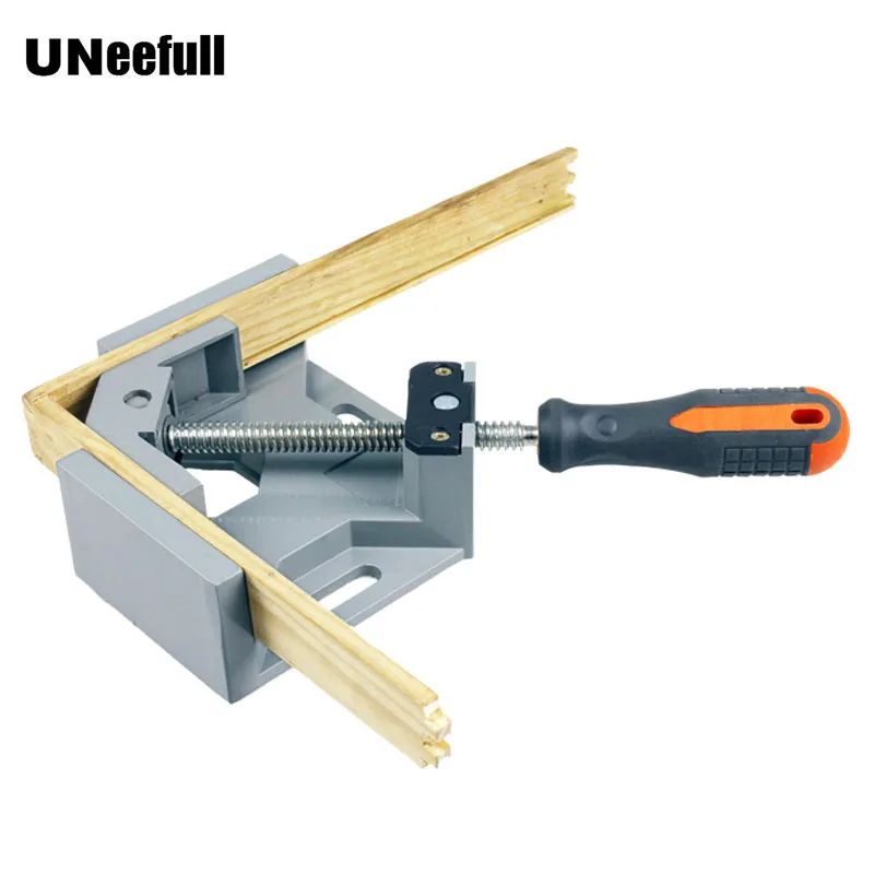 Acheter UNeefull outils À Main Pinces 90 degré Angle Étau Unique Poignée Réglable Pour Cadre Lutte Épissures Clip Dossier Du Bois Outils