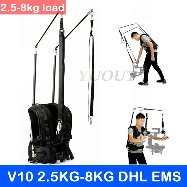 

LAING V10 2.5KG-8KG Camera Carrying Vest Carrier Support 2.5-13kg Load for Zhiyun FeiyuTech DJI Ronin Dual 3Axis Handheld Gimbal