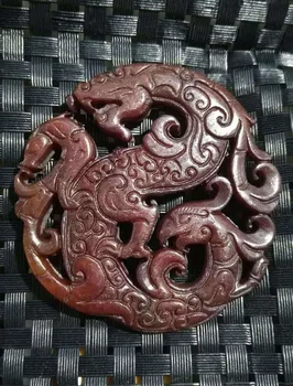 

Selling antique jade ancient jade openwork pendants decoration elephant brand