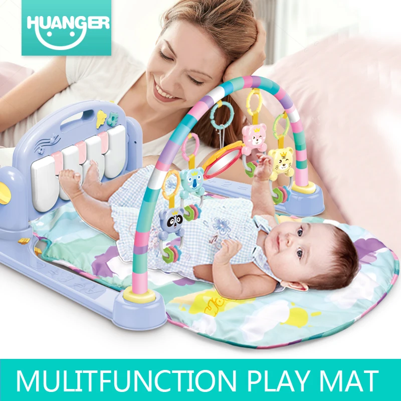 

Baby Play Mat Musical Kids Carpet Toy Multifunctional Play Mat For 0-12 Months Baby Developmental Mat For Kids Soft Baby Carpet