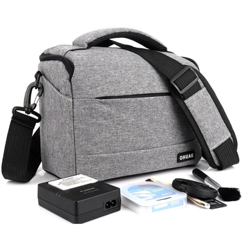 

DSLR Camera Bag Fashion Polyester Shoulder Bag Camera Case For Canon 1300D 80D 760D 750D 700D 200D 100D 1200D 1500D 6D Photo Bag