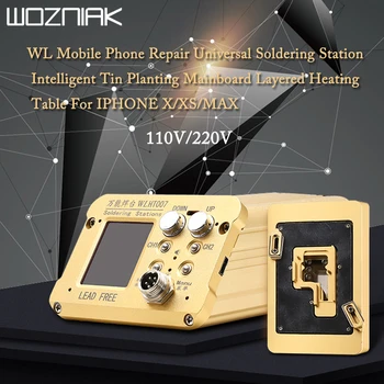 

WL Mobile Phone Repair Universal Soldering Station For iphone X/XS/MAX Intelligent Tin Planting Mainboard Layered Heating Table