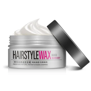 

Convenient Hair Dye Men Modeling Temporary Silver Women Color Gel Wax Gray Dynamic Creative Mud Ash Easy Styling Dynamic