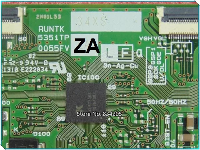 Бесплатная доставка новое оригинальное поступление t con RUNTK 5351TP 0055FV ZZ RUNTK5351TP ZA все