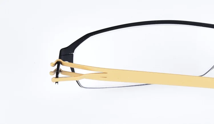 Квадратные оправы для очков для мужчин и женщин без винта 0,5 мм из нержавеющей стали, креативные индивидуальные очки для близорукости, очки по рецепту
