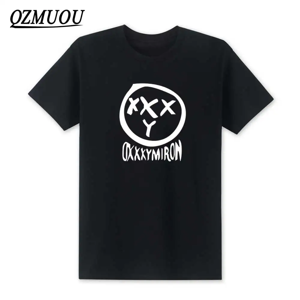 Футболка oxxxymiron мужская летняя с коротким рукавом принтом в стиле аниме 2020|fashion t