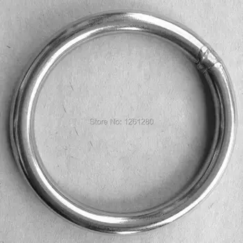 

free shipping welding stainless steel circle ring hanger buckle DIY handmade hardware chain fitting bag part