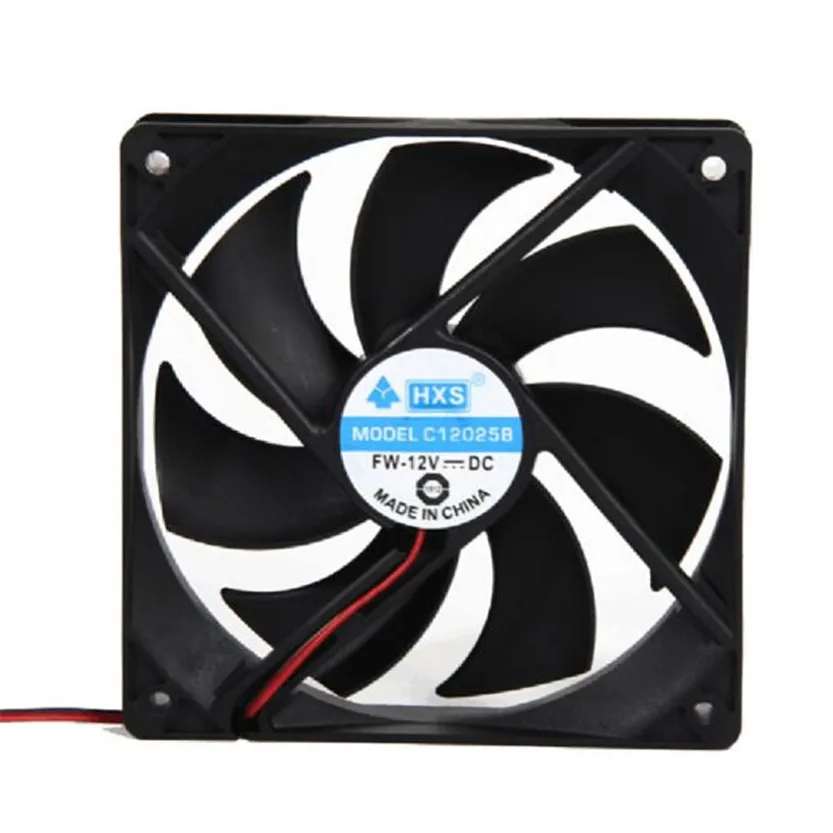 Ultra-silence LED Fan 12V 2Pin PC Computer Case Cooling Fan 120x120mm New