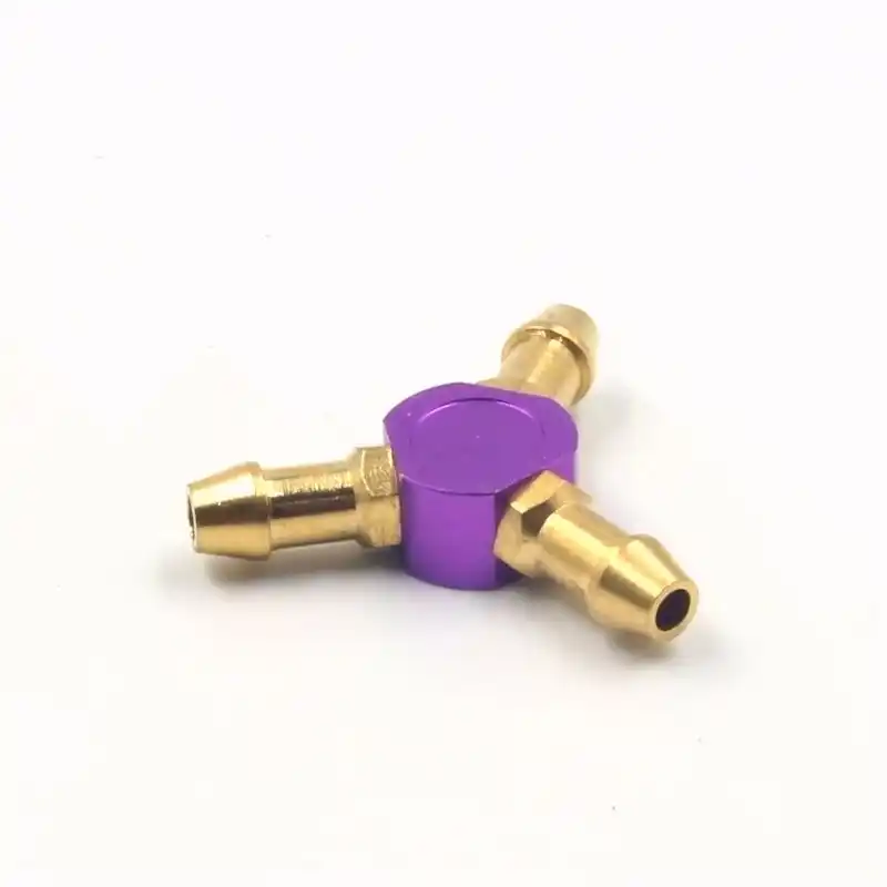 Parts /& Accessories FATJAYF 3-Way Screw in Nipple M4 Brass RC Boats Water Inlet Outlet Nozzle Water Cooling for Methanol Gasoline Ship