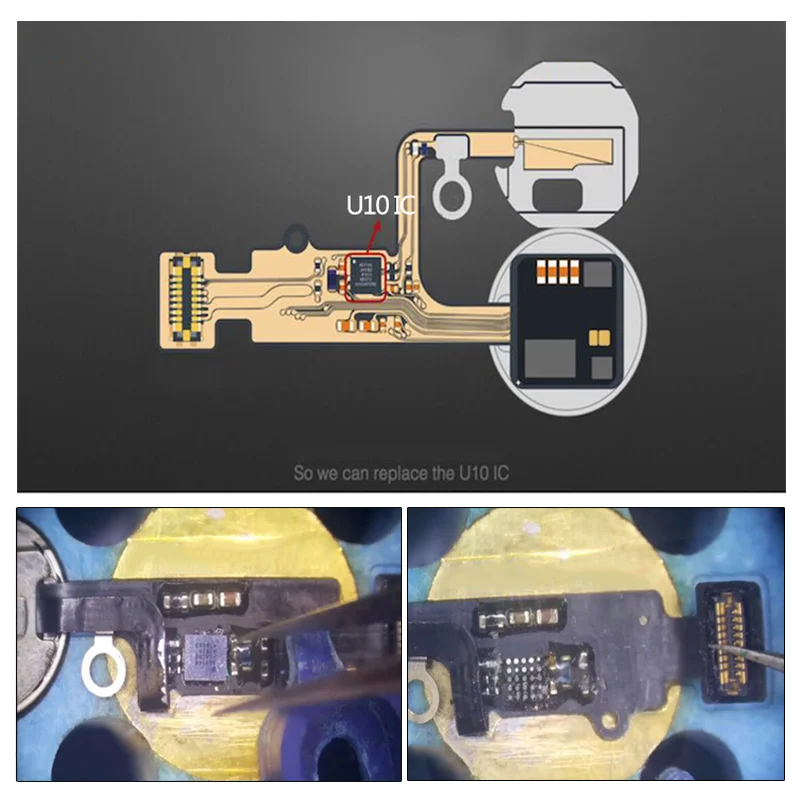 UANME специального назначения кнопка домой с отпечатком пальца ремонт база светильник обслуживания платформы для iPhone 7/7 P 7 Plus U10 IC Инструменты