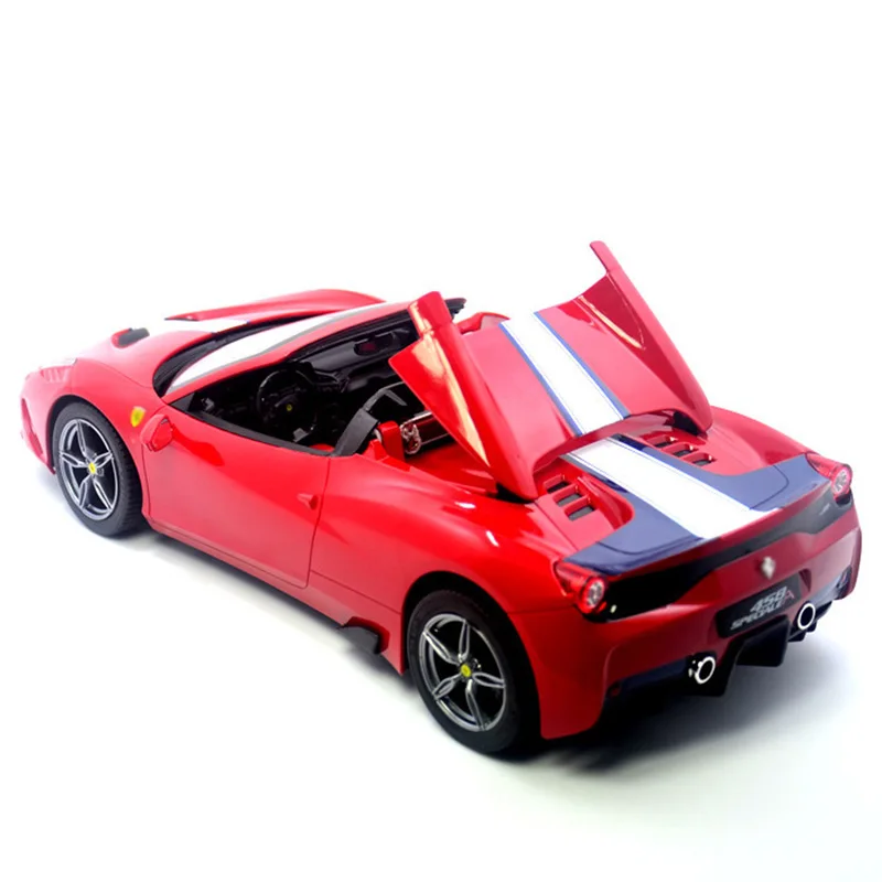 DishyKooker RC Télécommande pour autoradio 1/14 Échelle Ferrari 458 Spécial A Modèle Toy Voiture pour Enfants Ouverture et Fermeture Automatique 
